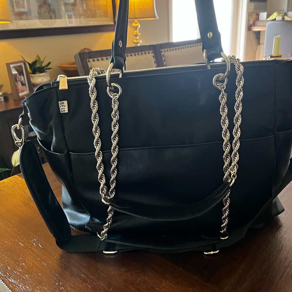 Black Beis Diaper Bag - Lightly Used